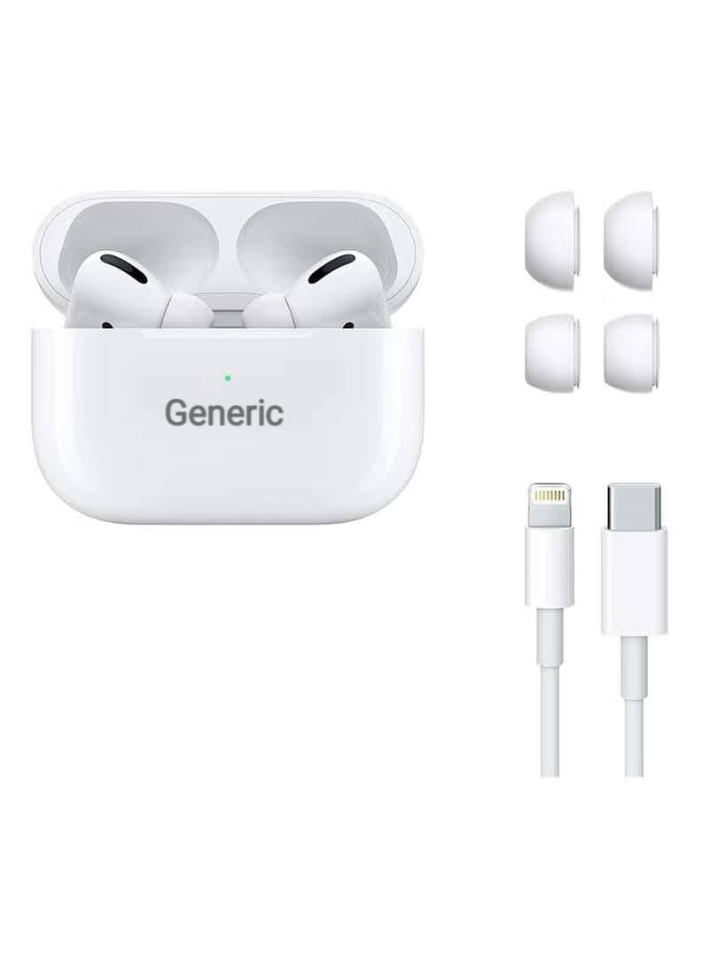 Generic Bluetooth Headphones with ANC Noise Cancellation, US Version, Compatible with Android - White - Image 2